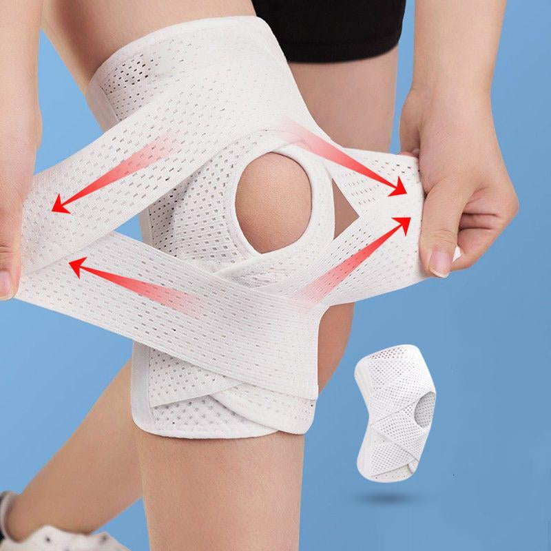Breathable Knee Pad, 1 Count Adjustable Knee Brace, Lightweight Knee Support for Running, Mountaineering, Meniscus Knee Joint and Patellar Straps
